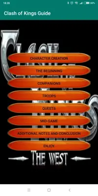 Clash of Kings Guide android App screenshot 1